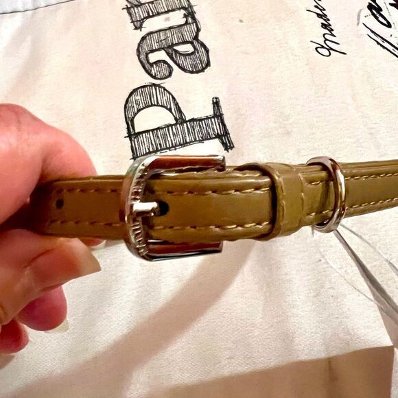 Martha Stewart Leather Buckle Dog Collar Sz 14 - Picture 2 of 4